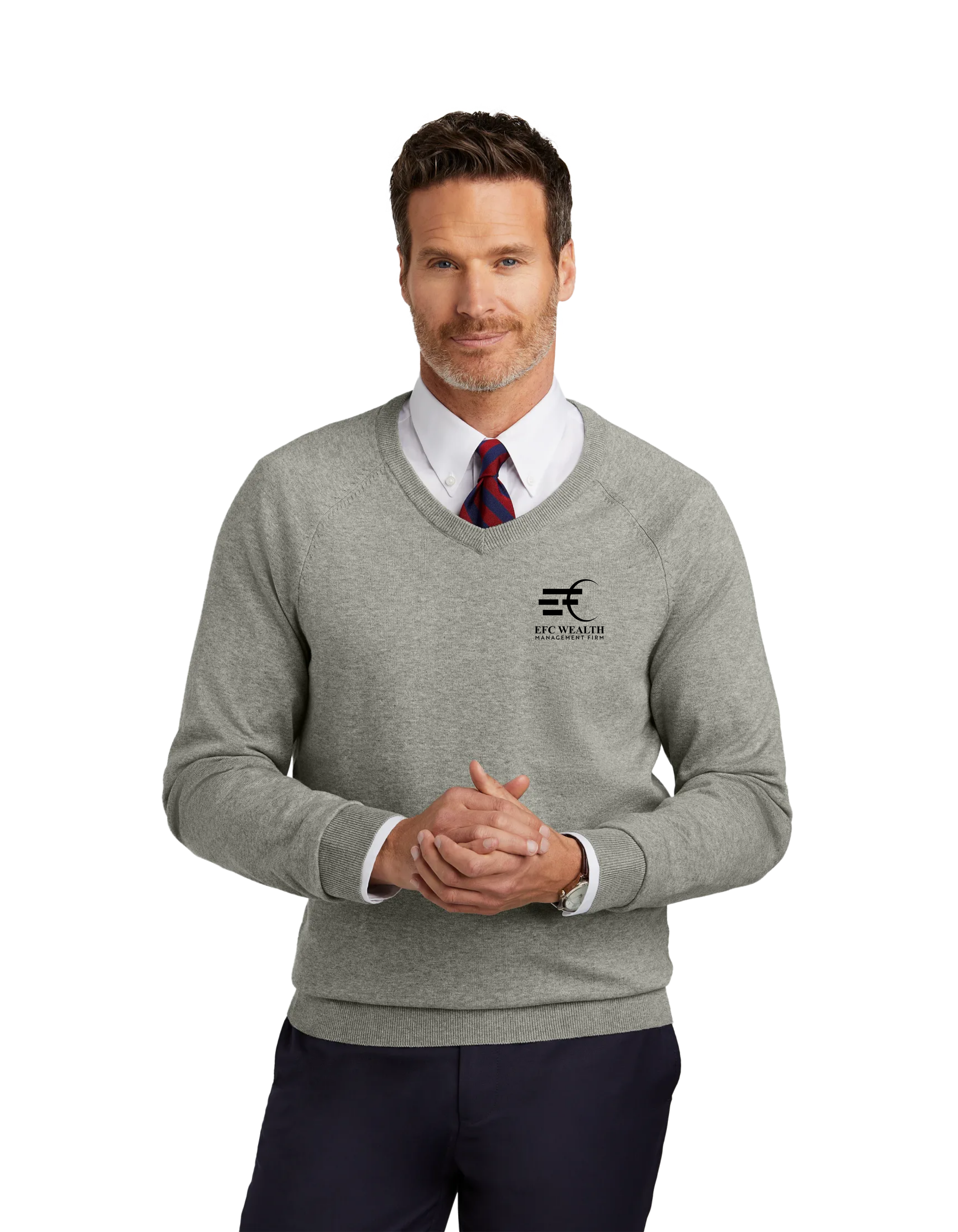 Brooks Brothers® Cotton Stretch V-Neck Sweater