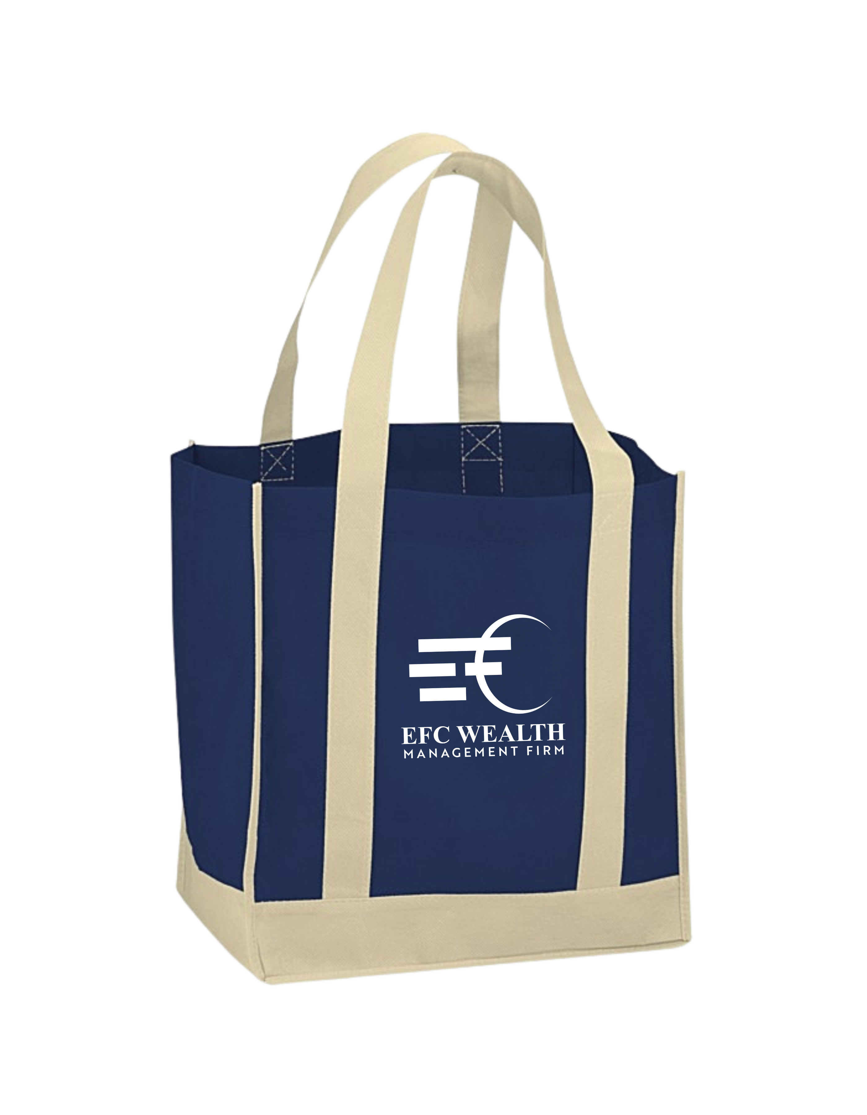 Two-Tone Shopper Tote